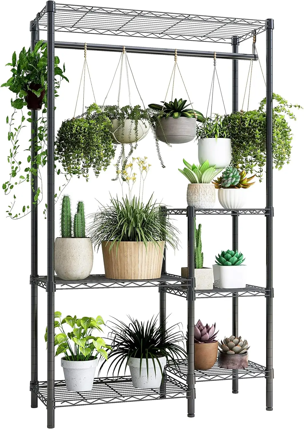 

Plant Stands for Indoor Plantsd Outdoor Plant Shelf, 6 Tier 16 Pots Flower Pots Holder Storage Shelf Flower Stands