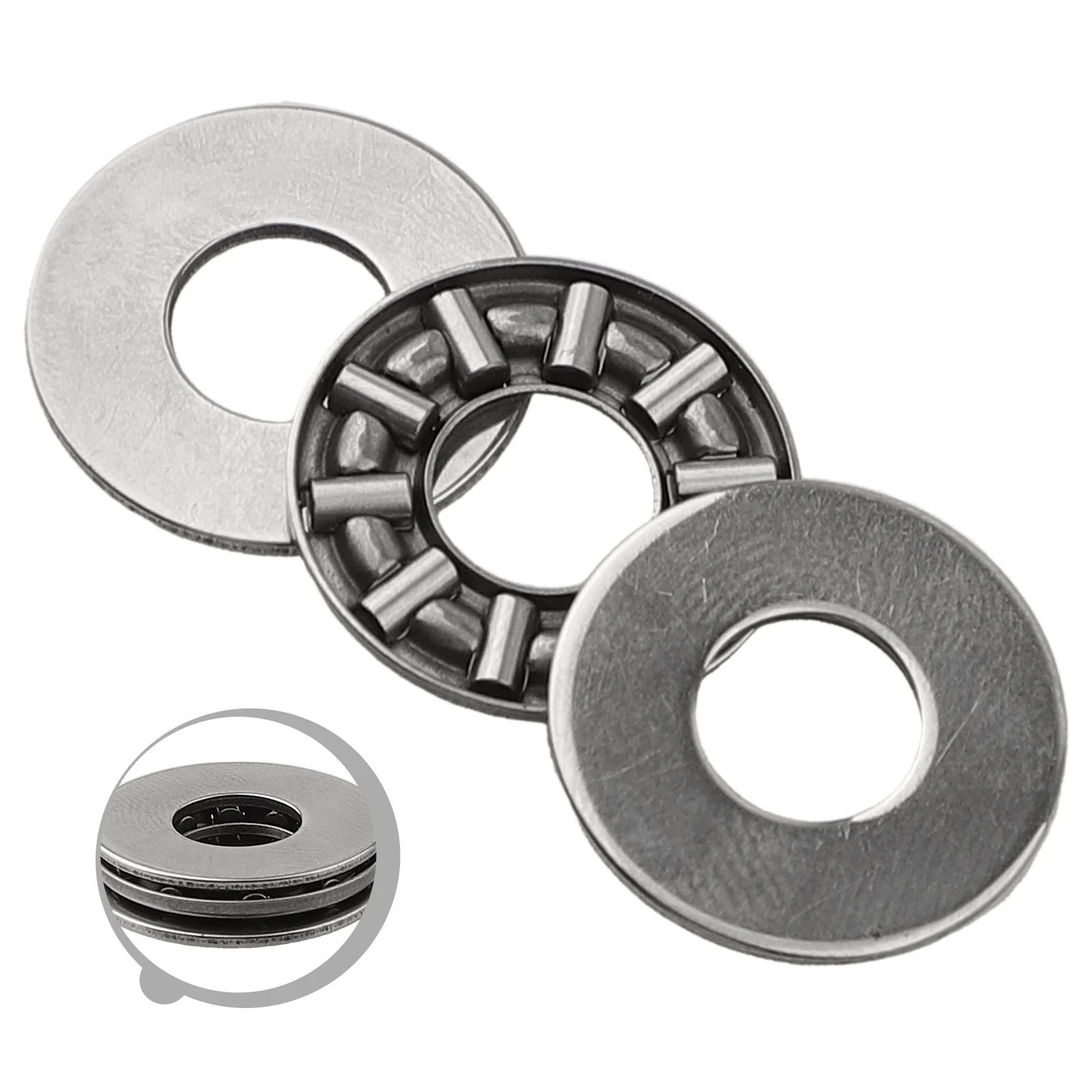 

Hardened Spring Steel For Heavy Axial Loads AXK0819 Bearings Needle Bearings Heavy Load Accommodation Small Cross-section