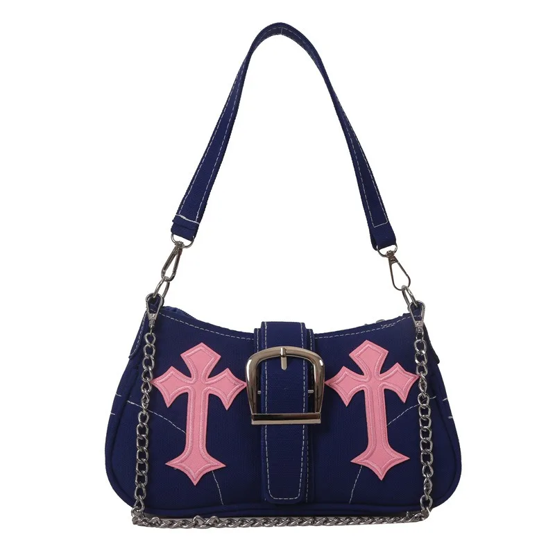 

Simple fashion small square bag women's bag 2025 spring new niche design shoulder bag simple fashion underarm bags female