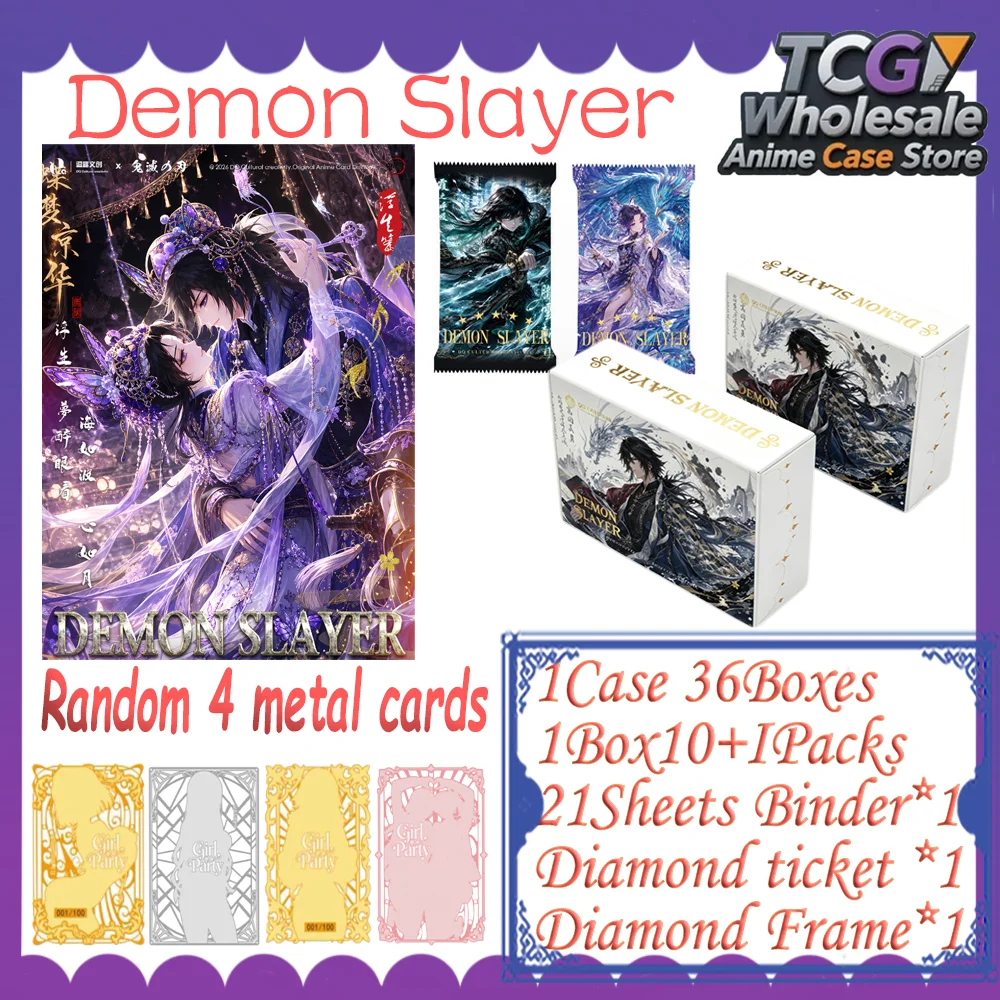 Demon Slayer DS-06 2026 New Anime CCG Cards Character Collection Demon Slayer Trading Cards Gift