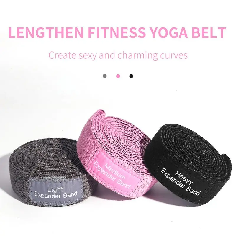 

3cm Wide Resistance Band 105 Pounds Of Men And Women Fitness Yoga Elastic Bands Non -slip Hip Ring Ring Squat Resistance Ring