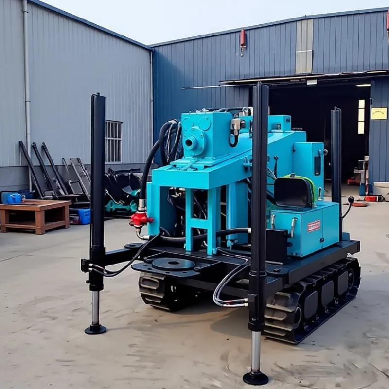 Customized Diesel Powered Hydraulic Rotary Water Well Drilling Rig Machine 300M Deep Portable With Precise Positioning