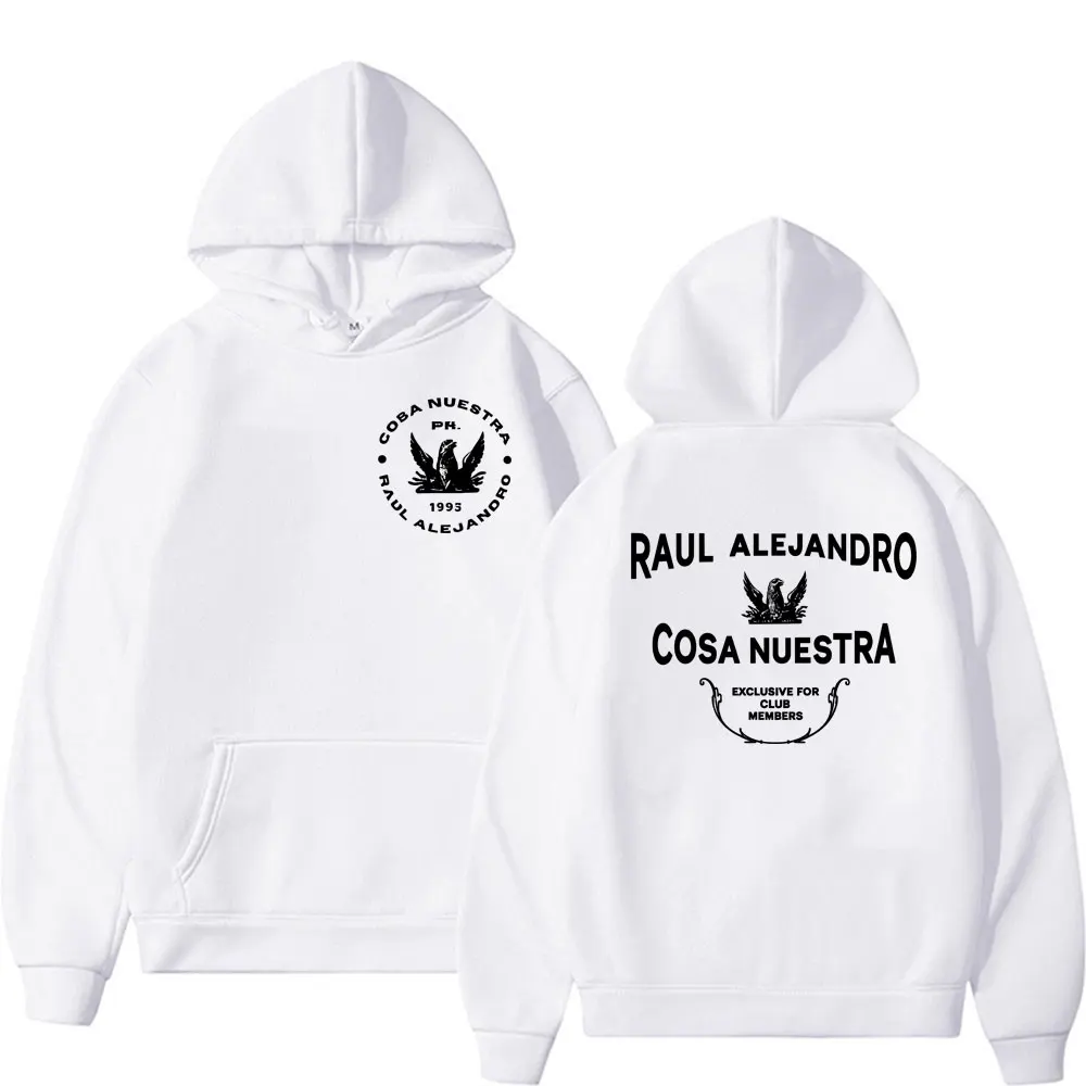 Rauw Alejandro كوسا Nuestra جولة حول العالم مطبوعة بلوزات الرجال النساء القوطية خمر Harajuku شارع العليا هوديي البلوفرات غير رسمية #6