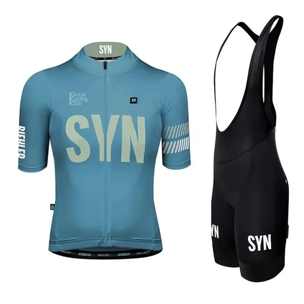 Summer SYN Team Cycling Set Women SYNDICATE Short sleeve Jersey and Bib Shorts Pro Race Bicycle Clothing Suit - view 4