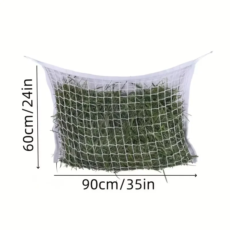 Durable Slow Feeding Hay Net Easy To Fill With Large Opening Suitable For Horses And Goats Daily Stable Feeding New Arrival