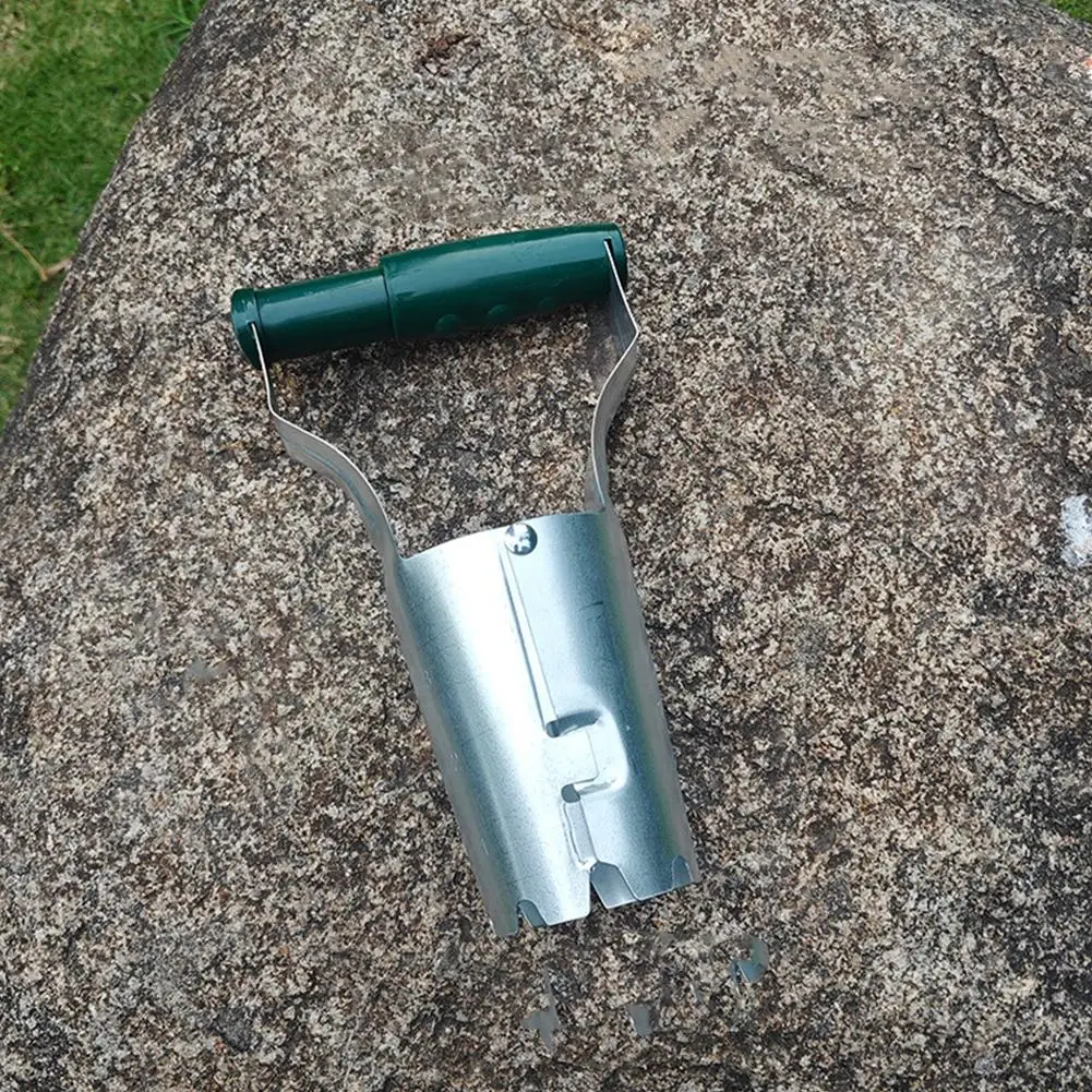 Multifunctional Seedling Transplanter Handheld Tube Type Gardening Farm Hole Punch Digger for Vegetable Flower Transplanting