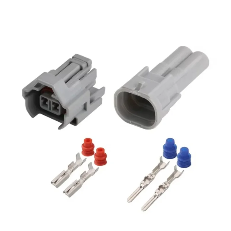 

2/10/20 Sets 2 Pin Denso In Title EV1 US Car EV6 Fuel Injector Waterproof Male Female Connector Housing 6189-0553 6180-2405