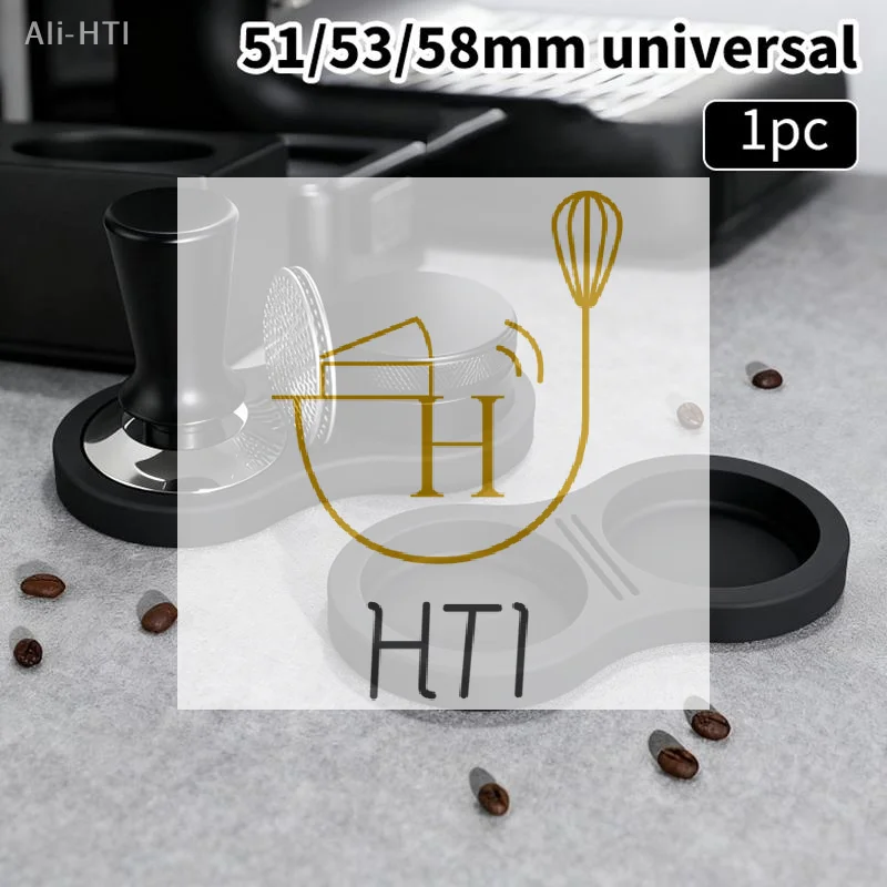 8-Shaped Silicone Coffee Tamper Mat Station Stand Portafilter Holder Support Base Fit 51/53/58MM Barista Espresso Accessories
