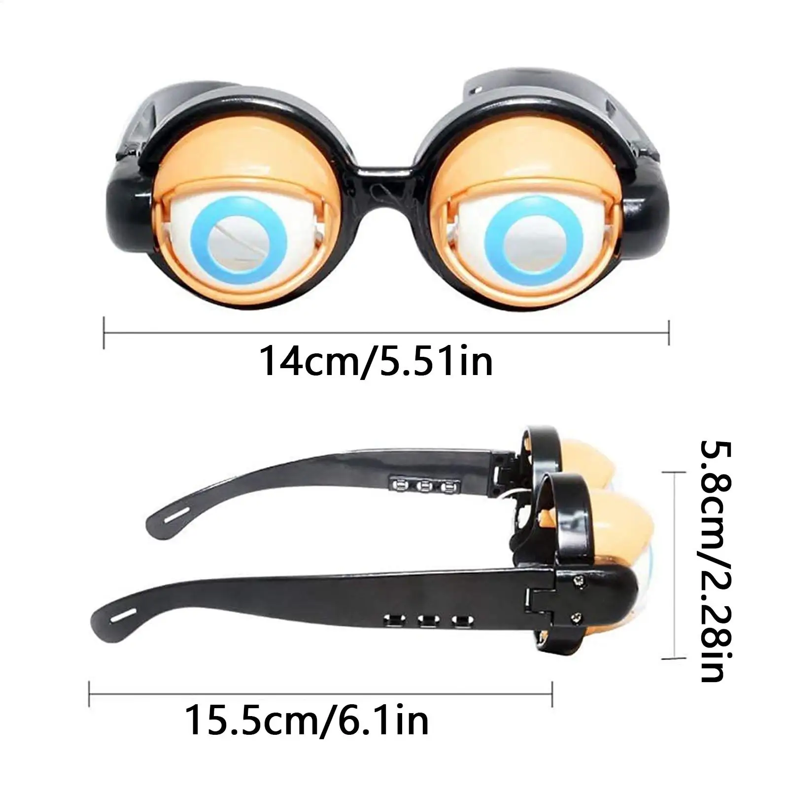 แว่นตาตลกสำหรับฮาโลวีน อุปกรณ์เสริมชุดแฟนซี แว่นตาตลกๆ ของเล่นสำหรับงานปาร์ตี้แต่งตัว งานวันเกิด อุปกรณ์ประกอบฉากถ่ายภาพ