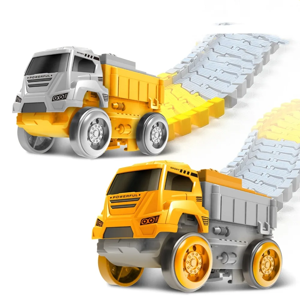 Tor wspinaczkowy Samochód kolejowy Zabawki kolejowe Puzzle Zabawki Elektryczny wagon kolejowy Elektryczny tor kolejowy Zabawka Edukacyjny Mini Samochód Samochód dla dzieci Inżynieria