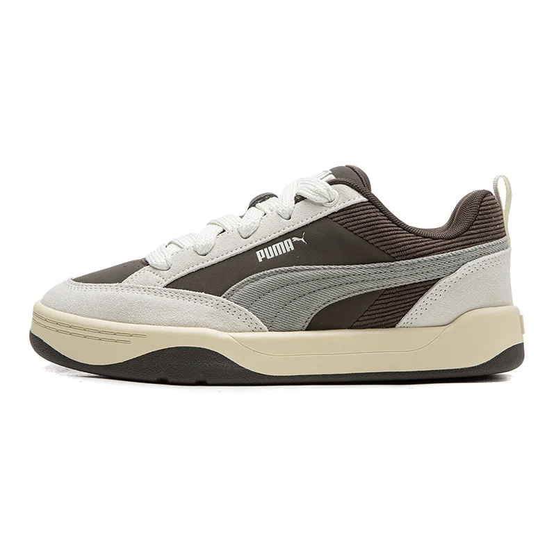 

Puma Gray-Brown Men's and Women's Shoes New Park Sneakers Casual Sneakers 40526402
