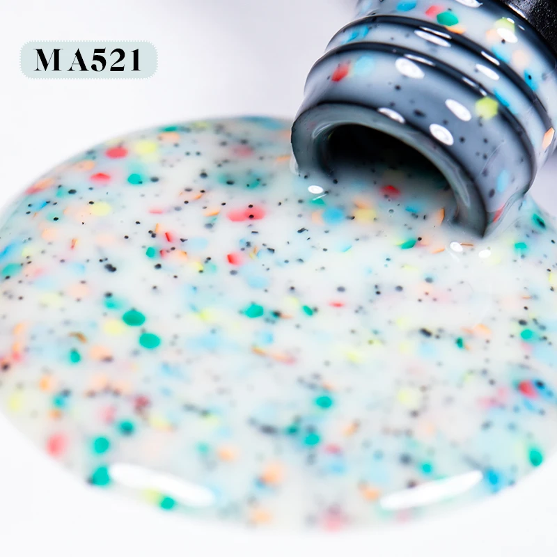 يجتمع عبر 7 مللي معكرون الزبادي هلام طلاء الأظافر بريق الترتر مستلزمات الأظافر UV/LED هلام الورنيش لربيع وصيف الأظافر تصميم #5