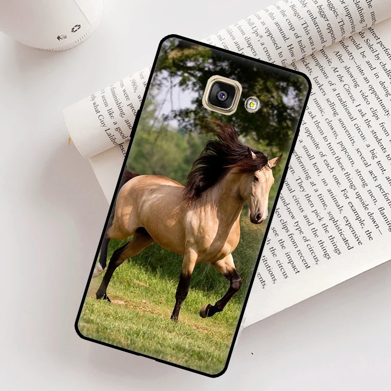 Funda de caballo para Samsung Galaxy J4, J6 Plus, A6, A8, A9, J8, 2018, A3, A5, J3, J5, J7, 2016, 2017