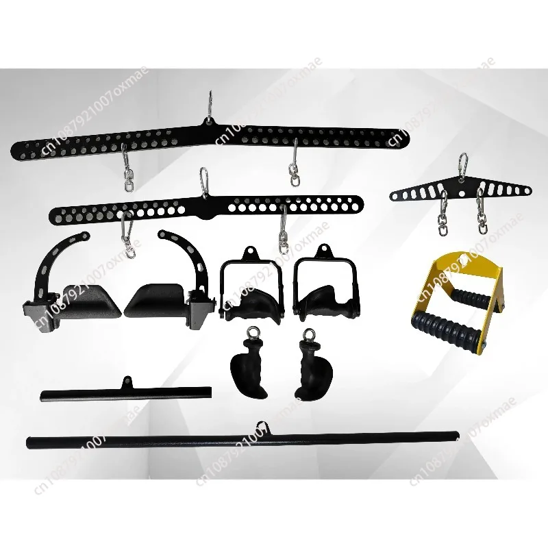 Adjustable T-Bar Lat Pulldown Handle, Back & Arm Strength Training Accessory for Cable Pulley Fitness Machine