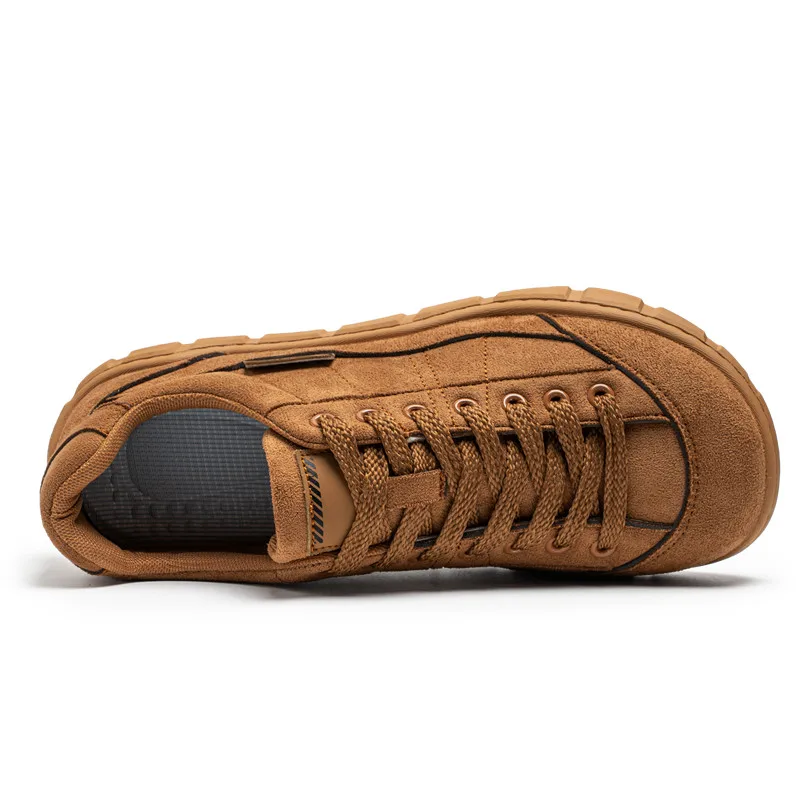 Herrenschuhe Herbst Neue Retro Casual Sportschuhe Rutschfeste Weiche Sohle Breite Zehenpartie Trendige Schuhe – Detail 4