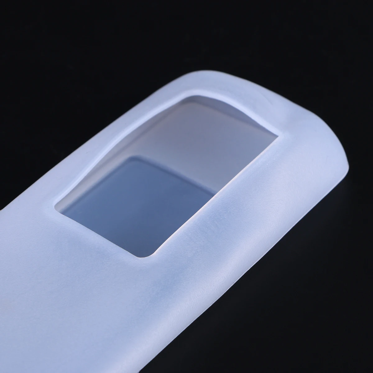 

1 Item Silicone Remote Cover 21x5x1.7cm Transparent Flexible Protector for Remote Control Safety and Cleanliness