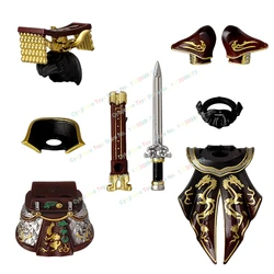 R848 Ancient times Sun Quan Three Kingdoms Hero History Action Figure Accessories Building block DIY Toys For Children Gift