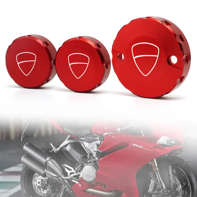 Frizione freno anteriore e coperchio serbatoio liquido freno posteriore per DUCATI Hypermotard 1100 950/SP 848 1098 1198 Streetfighter V4