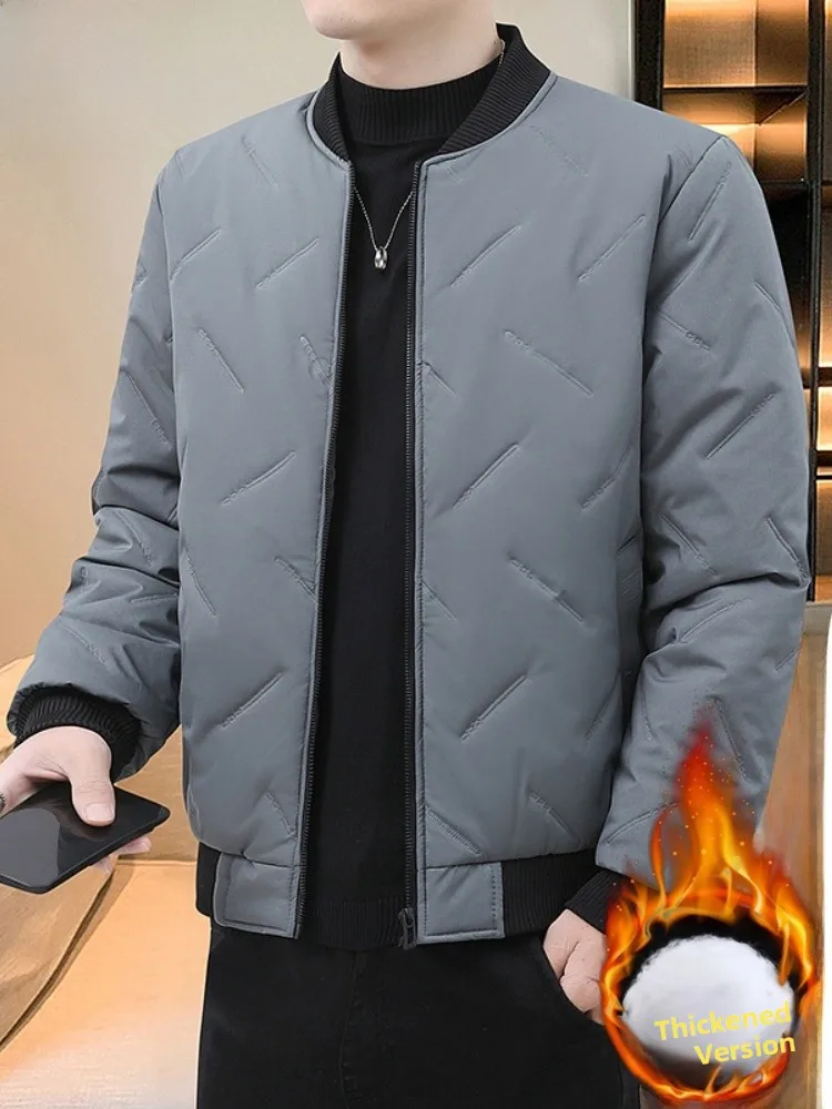 

Paul 2025/Мужское зимнее хлопковое пальто с воротником-стойкой, пуховое хлопковое пальто, теплая повседневная спортивная верхняя одежда для молодежи