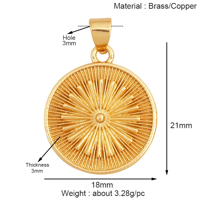 Trendy Mini Windmühle blinkende Bolzen Stern Sonne Mond Regenbogen Schneeflocke Charm Anhänger, Handwerk Schmuck Halskette Armband Zubehör S28 – Detail 27