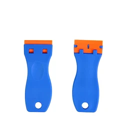 1Pcs Plastic handle glass cleaning scraper putty knife is suitable for glass tile automobile film pasting tool degumming shovel