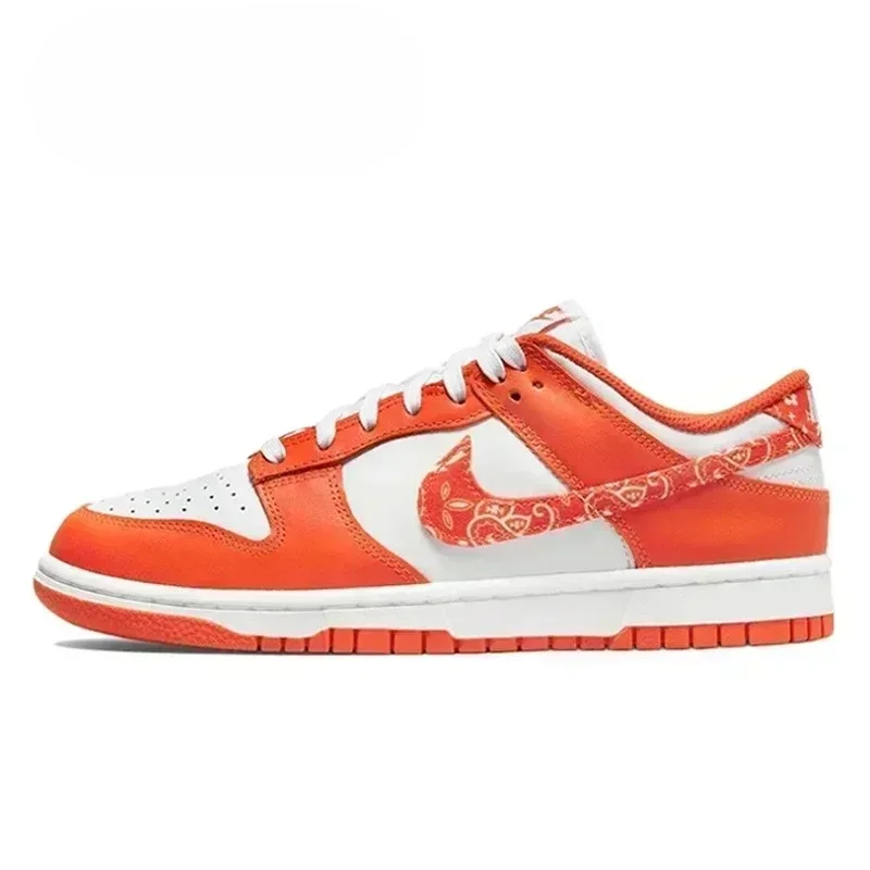 

Nike Dunk Men and Women Trendy and Eye-catching Modern Aesthetic Durable Breathable Skateboarding Shoes Orange