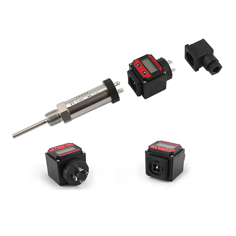 Pt100 온도 변환기 센서 미터 Rtd 열 저항 온도 센서 변환기 프로브 방열