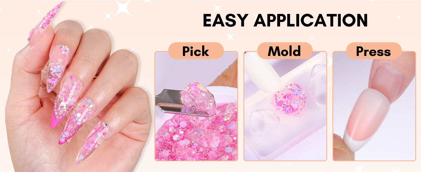 Makartt Solid Builder Nagelgel 15ML 4-in-1 Nagelverlängerungsgel UV-Nagelkleber für Acrylnägel Strass-Gel 3D-Nagelskulptur – Detail 12