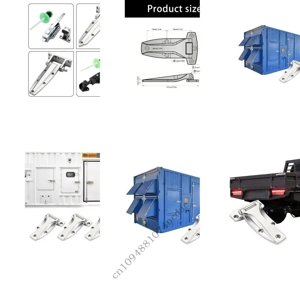 

Stainless Steel Door Hinge For Heavy Vehicle Doors Supports 180 Degree Opening
