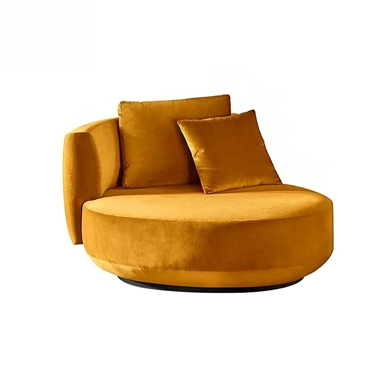 

Light luxury high-end creative single sofa chair, villa luxury living room lazy sofa