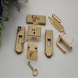 4 color Luggage hardware accessories Case bag accessories women's handbag Lock button horse bags lock catch bag hardware lock