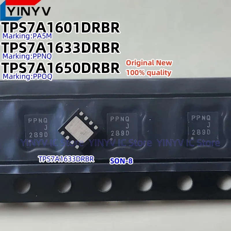 10 Uds TPS7A1601DRBR PA5M TPS7A1601 TPS7A1633DRBR PPNQ TPS7A1633 TPS7A1650DRBR PPOQ TPS7A1650 regulador de voltaje de baja caída nuevo