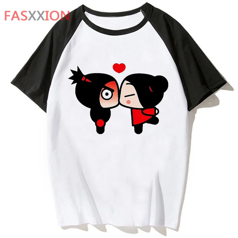 Pucca t-shirts men funny Tee man designer comic clothes