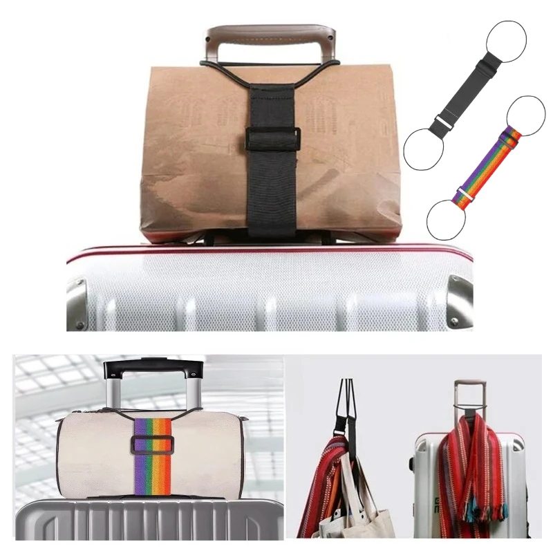 1pcs Adjustable Elastic Luggage Fixed Straps Backpacks, Travel Bags Bundling Straps, Backpacks Bundling Strap