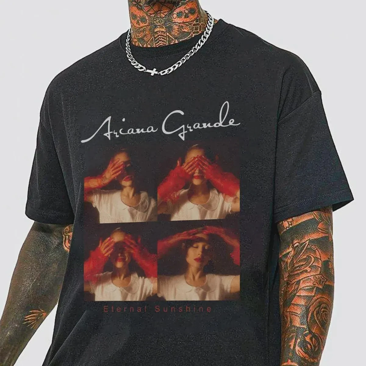 Ariana Grande Eternal Sunshine Tour Shirt: Unisex Pop Graphic Tee Grafik-T-Shirts T-Shirt für Herren