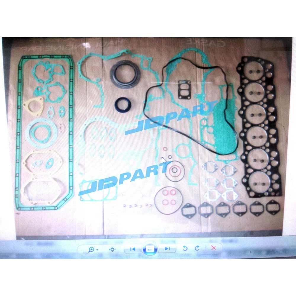 ME081734 Full Gasket Kit For Mitsubishi 6D34 Excavator Engine Parts