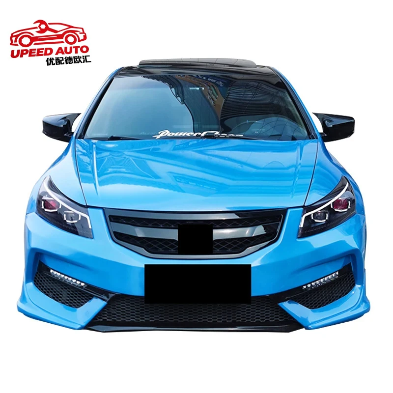 

For 08-13 Eighth Generation Accord Modified Full Body Kit New American Front Rear Bumper Thai Version Side Skirts Grille