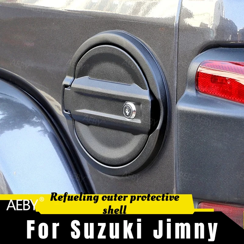 

For Jeep Wrangler 2018-2023 Anti-corrosion fuel tank cap,Fuel door cover,Refueling outer protective shell,Car accessories