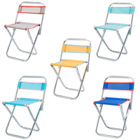 Portable Folding Chair Durable Lightweight Collapsible Stool for Camping Fishing Travel Outdoor Activities Adults Small