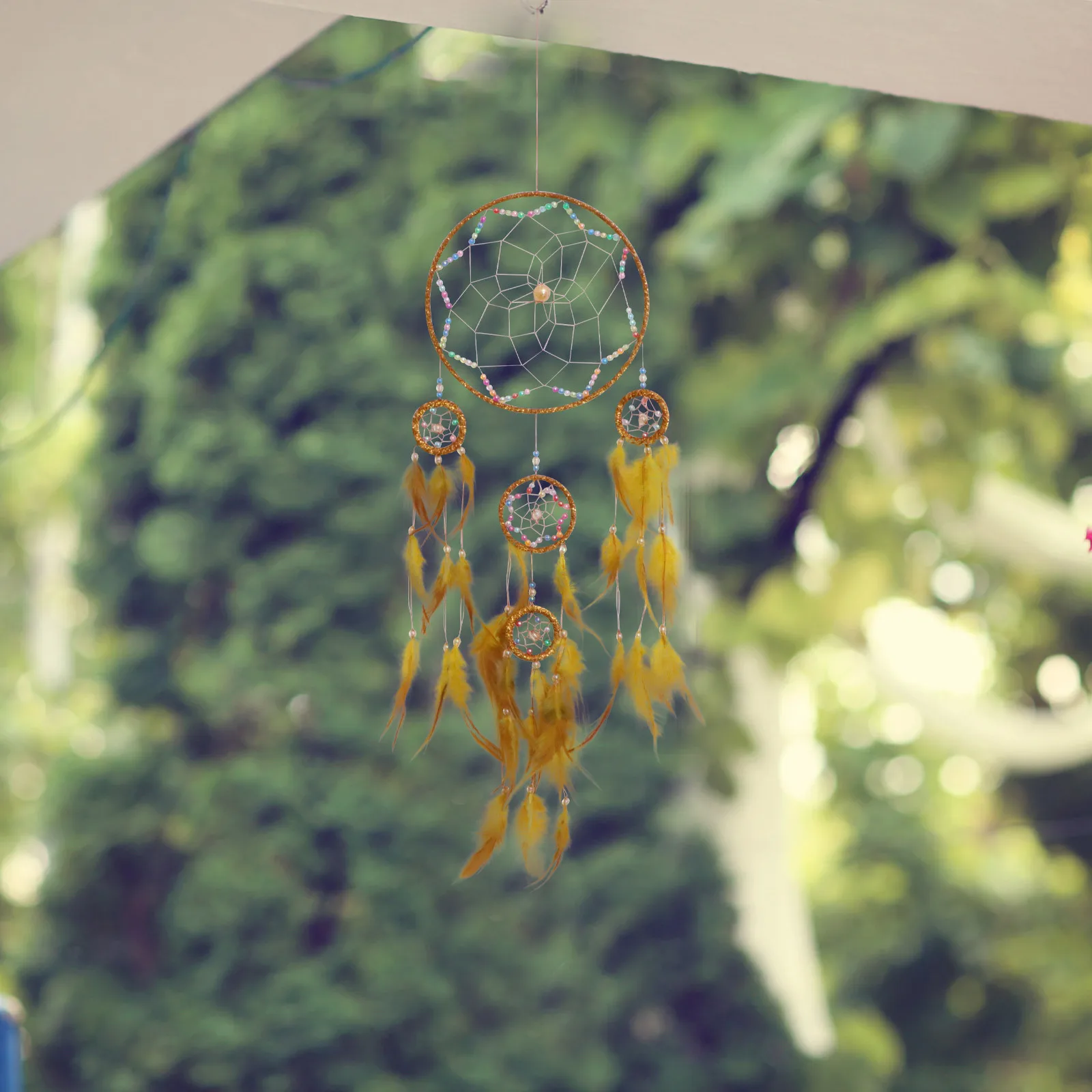

1Pcs Dreamcatcher Hanging Decor Durable Pendant Bedroom Wall Hanging Ornament Great Photography Prop Gift Choice