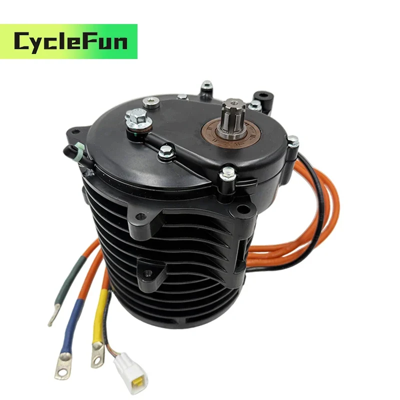 

QS138 3KW V3 70H PMSM двигатель среднего привода с внутренними редукторами 1:2,35 для электрических мотоциклов мощностью 100 км/ч, мопедов, мотоциклов, квадроциклов