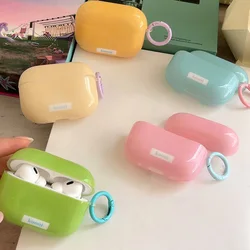 Korea Candy Color Silicone Soft Shell For AirPods Pro 2 Protection Cover For AirPods 1 2 3 Cute Lovers Shockproof Earphone Cases