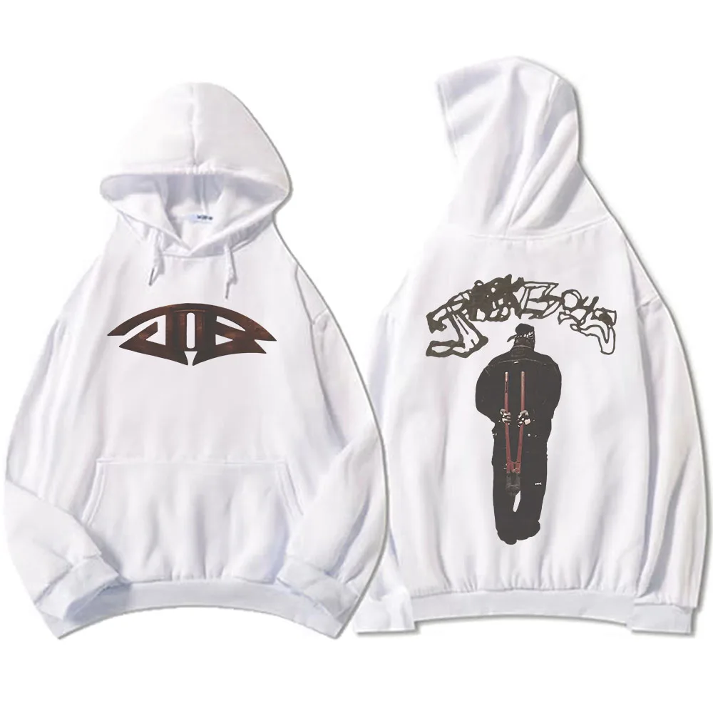 Fashion Men Hoodies Album JACKBOYS II Printing Sweatshirt Casual Long Sleeve Hooded Pullovers Grunge Hip Hop Streetwear Men Tops