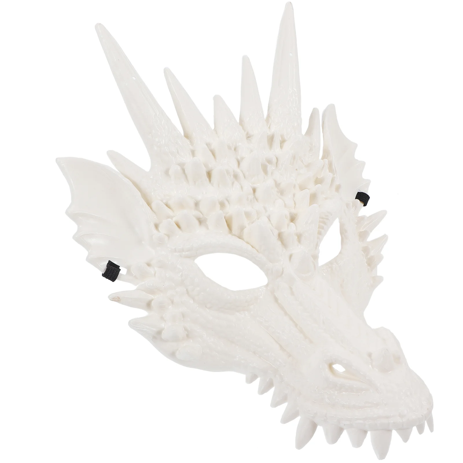 Halloween Costumes Dragon Mask Mens Masquerade Cosplay Accessory for Half Animal Small Carnival Party Supply White Miss Child