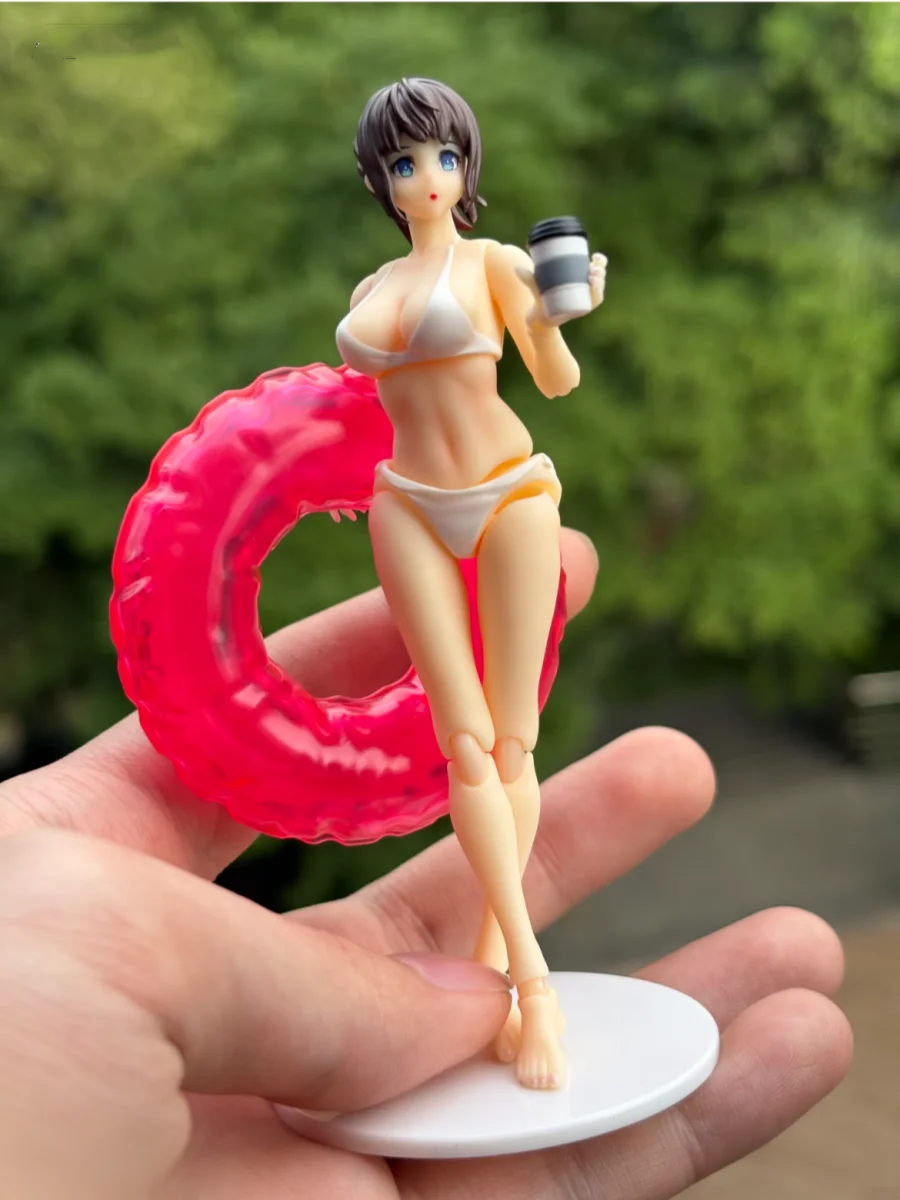 오리지널 라도토이즈 수영복 소녀 가동형 모바일 소녀 애니메이션 모델 액션 피규어 장난감 컬렉션 모델 생일 선물