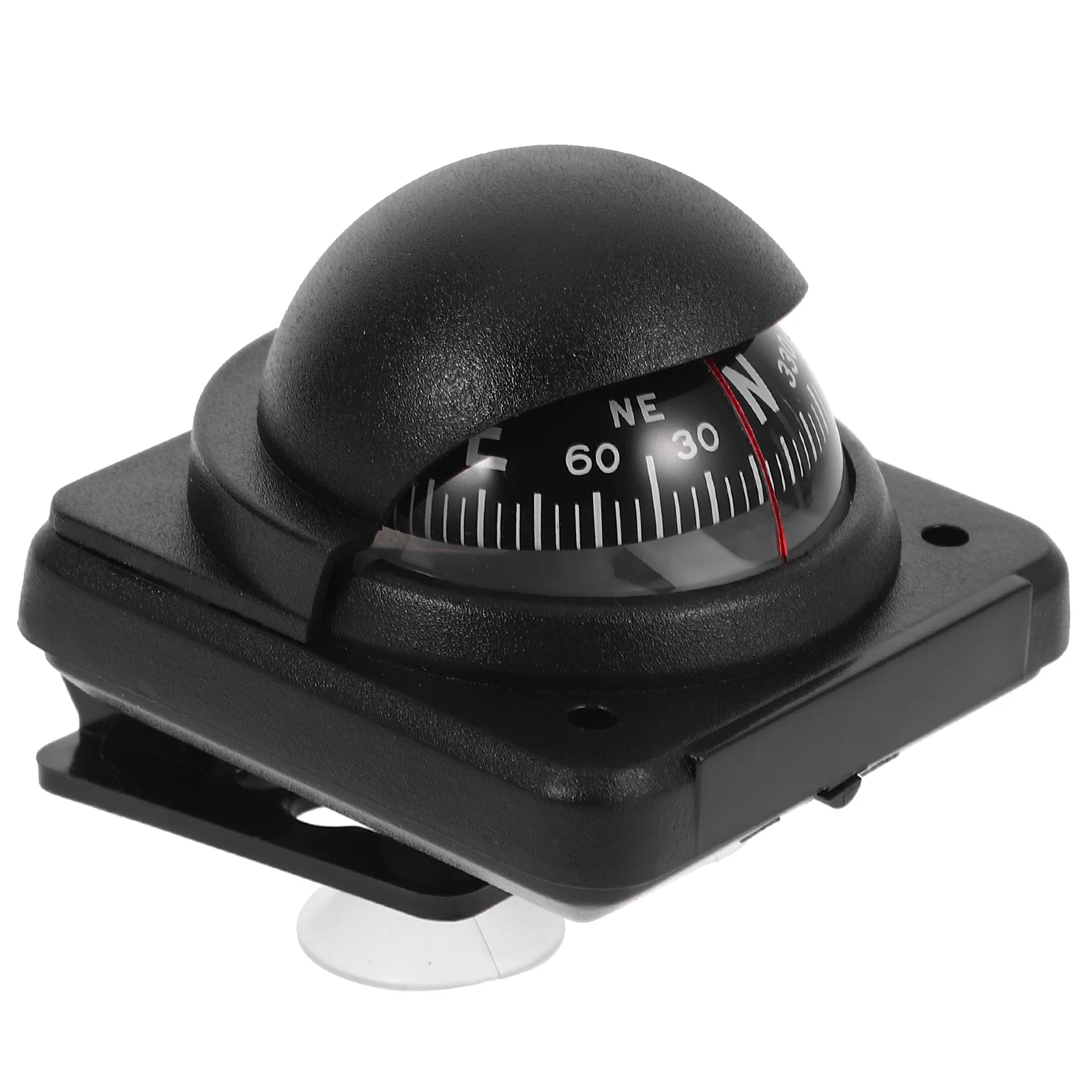 Car Guide Ball Small Boat Compass Dash Mount Automotive Marine for Adjustable Dashboard