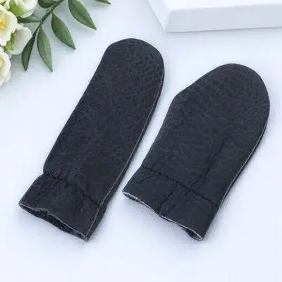 10Pcs PU Finger Cots Thimble Finger Protectors Sewing Felting Needlework Craft Tools Quilting Thimbles