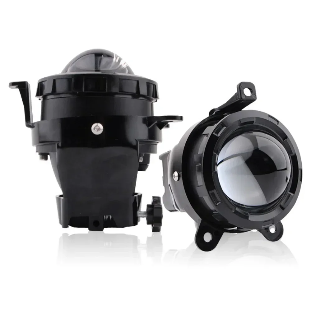 Innovative Design Dual Lens Headlight for Lada Avto, 3 Inch LED Fog Lamp with Hi Lo Beam 6000K 12V 100W Waterproof Spotlight