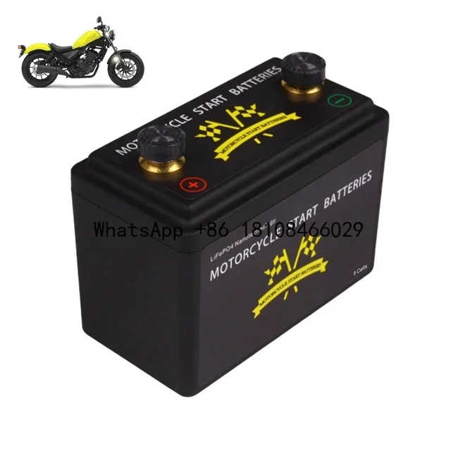 Super Lightweight 12v 130 CCA Lithium Motocycle Start Batteries