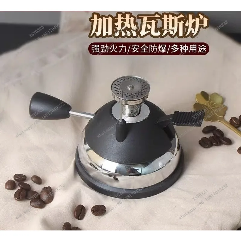 

Mini Portable Stainless Steel Gas Stove for Moka Pot Siphon Coffee Hand Drip Pot